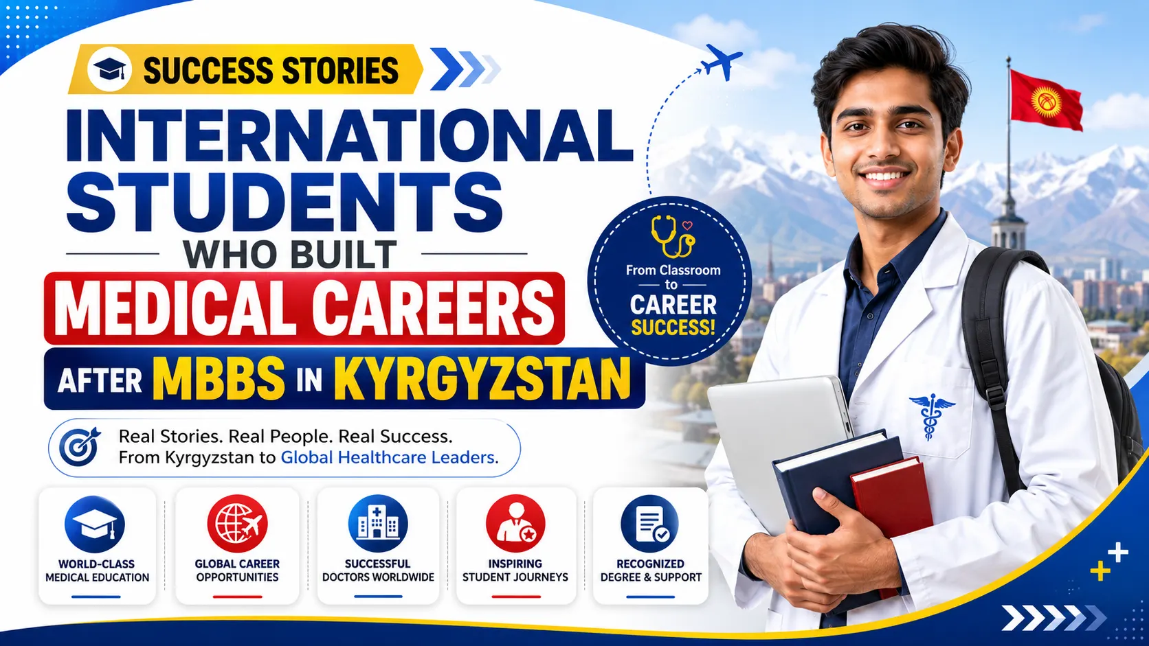 Success Stories: International Students Who Built Medical Careers After MBBS in Kyrgyzstan